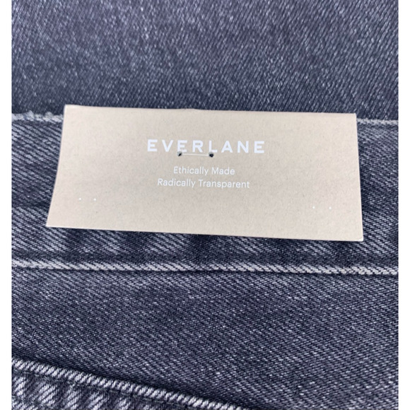Everlane The Curvy '90s Cheeky® Jean Washed Black Straight Leg 31 - Picture 8 of 14
